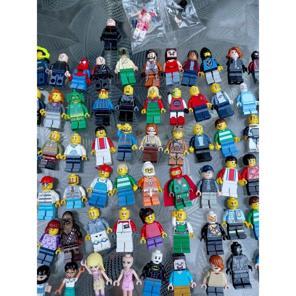 Lot Of 86 lego minifigures bulk lot variety(used ) - Picture 3 of 16